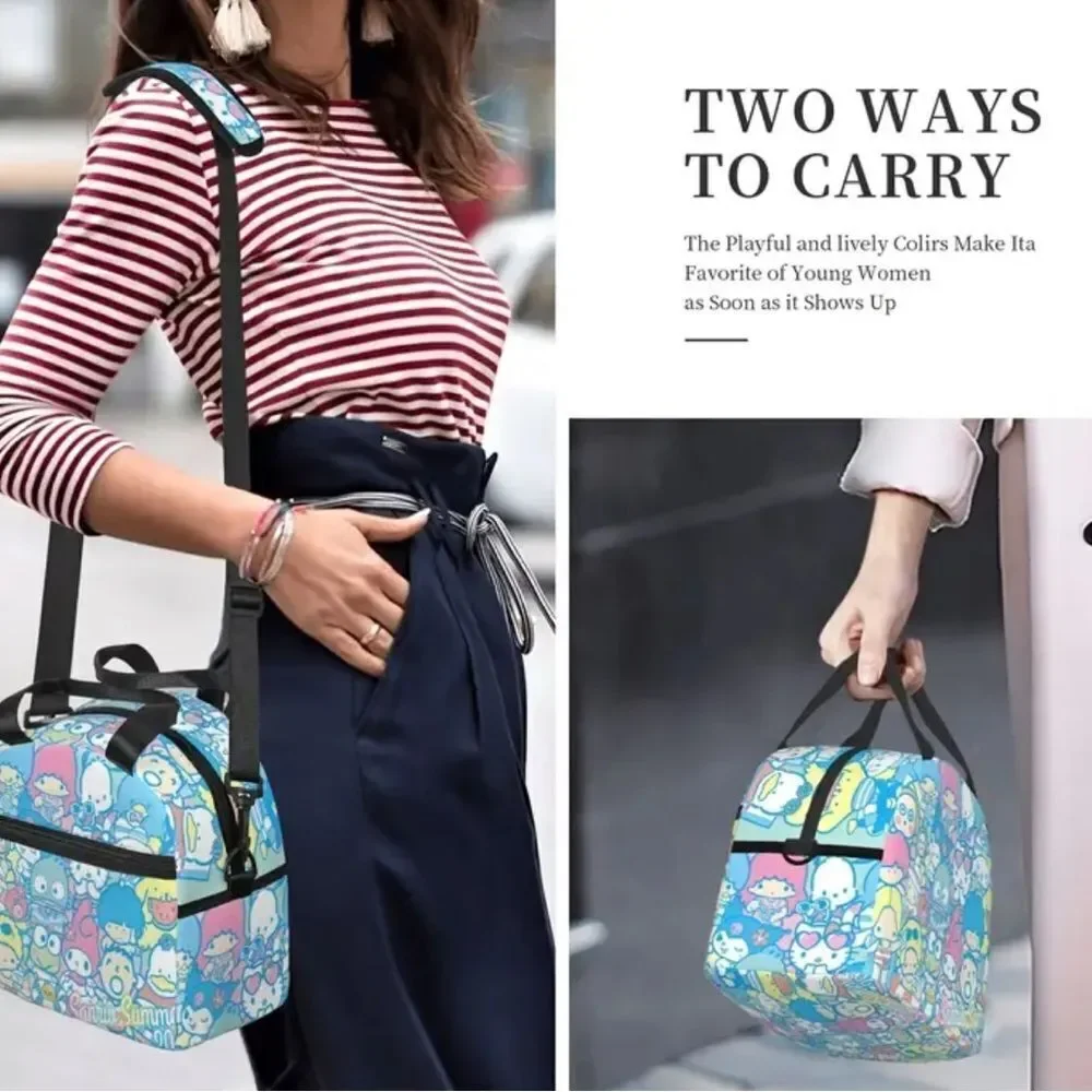 Sanrio Kids Cartoon Print Bag - Blue
